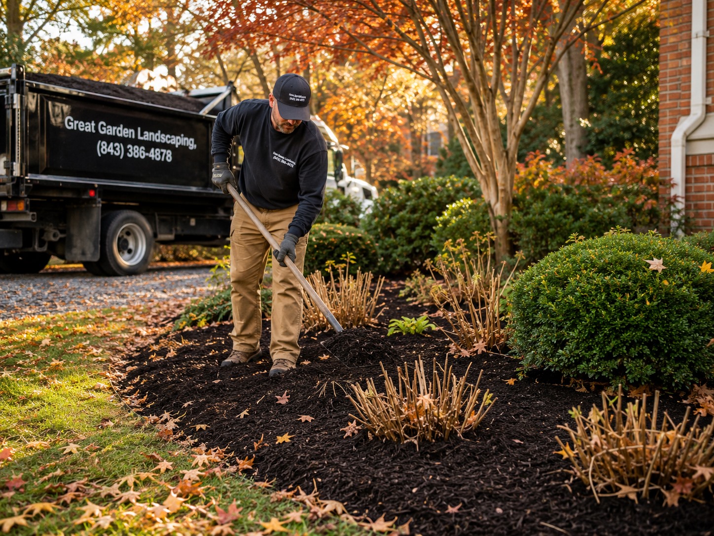 Mulching service seasonal planting guide for Johns Island SC