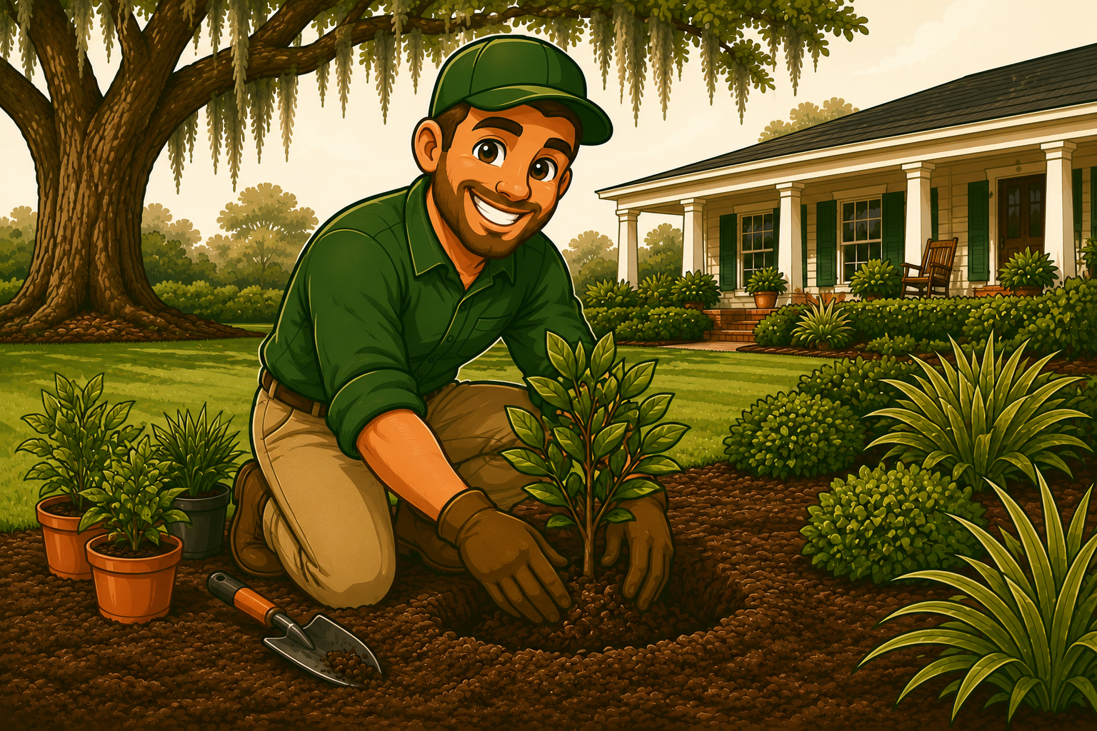 Plantation service for new garden beds in Johns Island SC